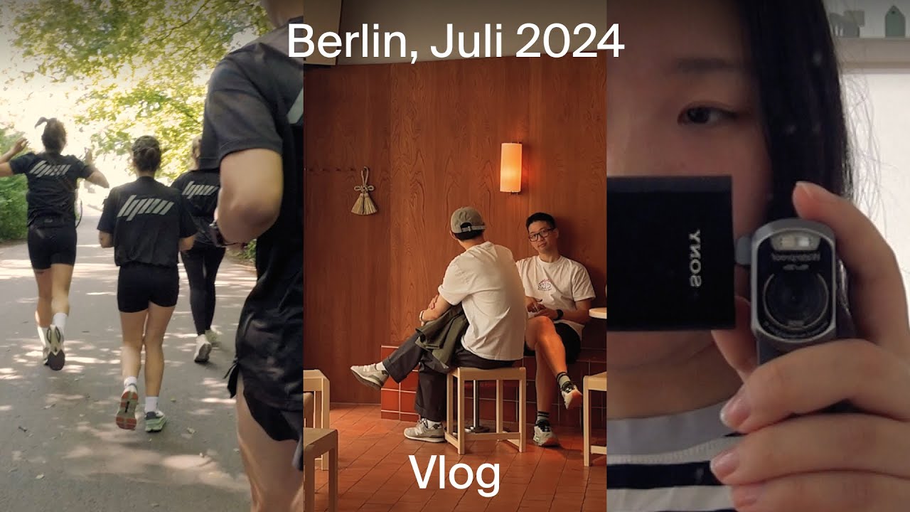 Berlin vlog. 빈티지 캠코더로 담은 #베를린여름 ft. 러닝크루, 디자이너 WFH, 퍼펙트 데이즈