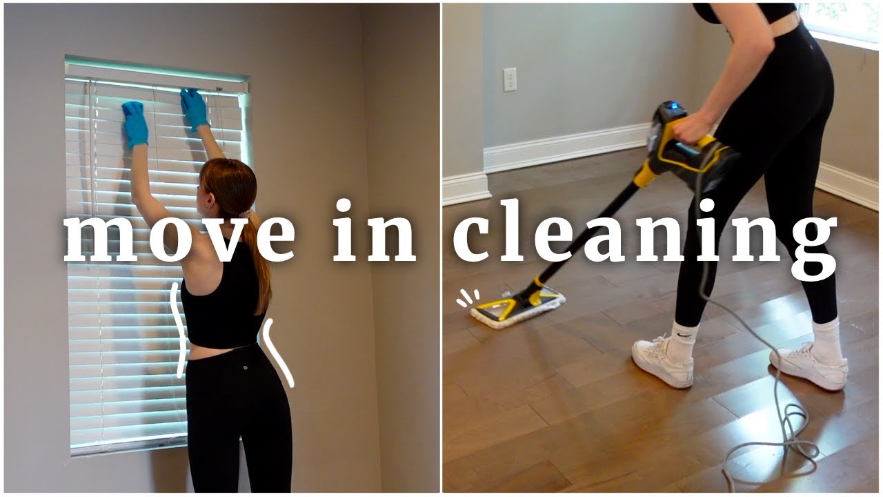 move in cleaning (PART II) | bedroom deep cleaning!