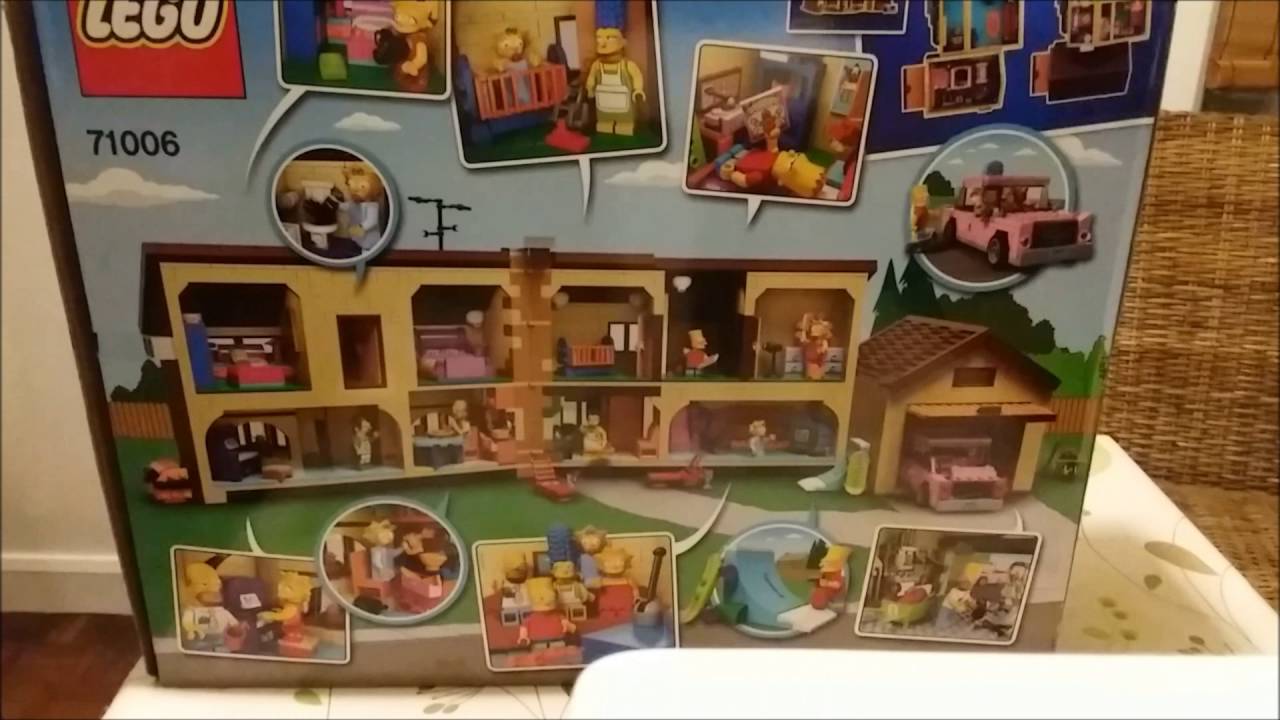 Vidéo détente : Unpacking maison des Simpsons Légo - partie 1/2