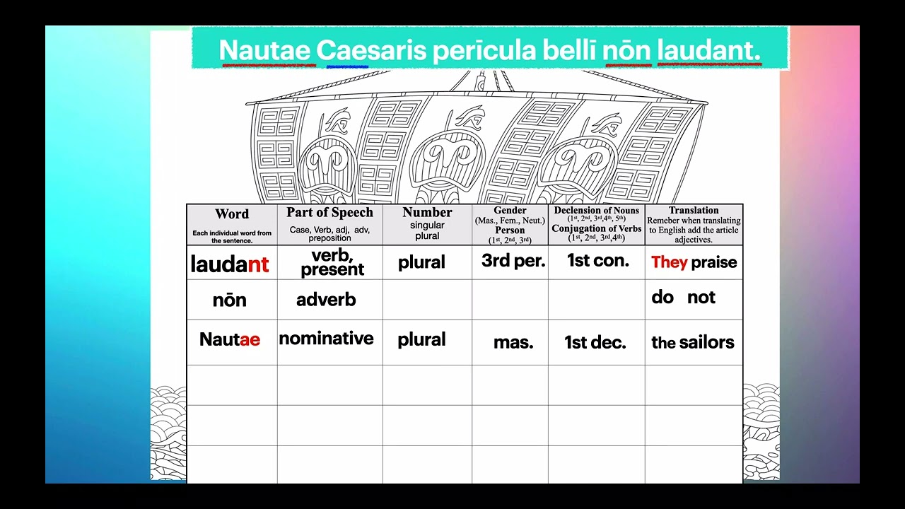 How to Parsing a Latin Sentence