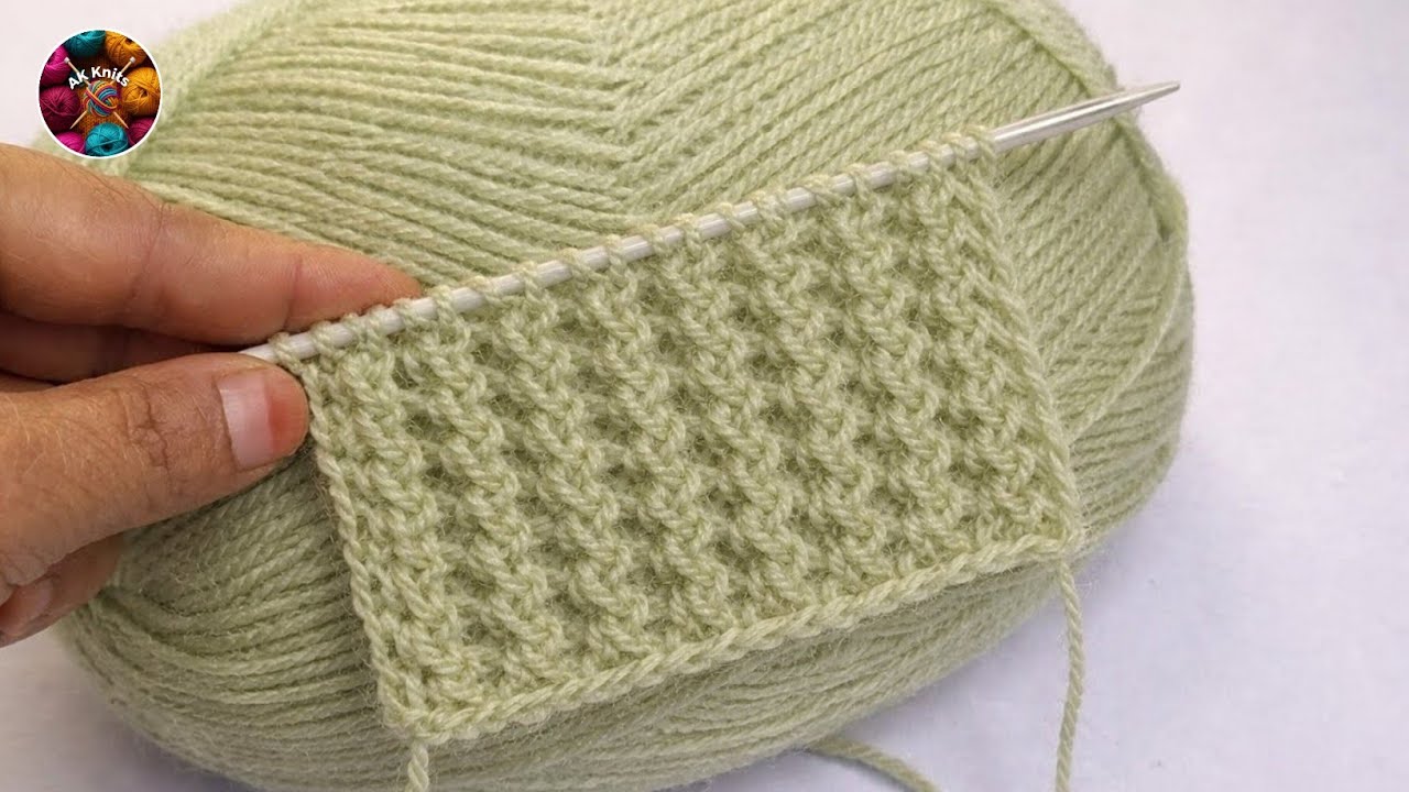 सिर्फ दो फंदों की स्वेटर डिजाइन #easy knitting patterns #knittingdesign #knittingpatterns #knitting 