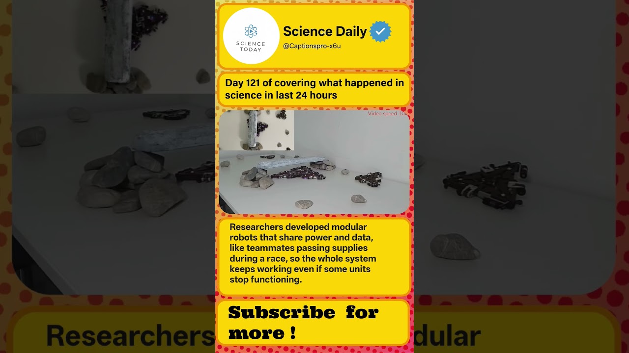Modular Robots That Share Power and Data for Greater Reliability