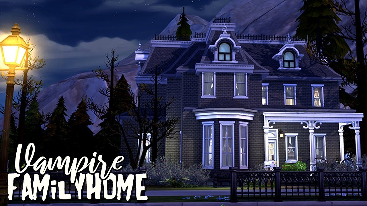 Дом вампиров || The Sims 4: Скоростное строительство