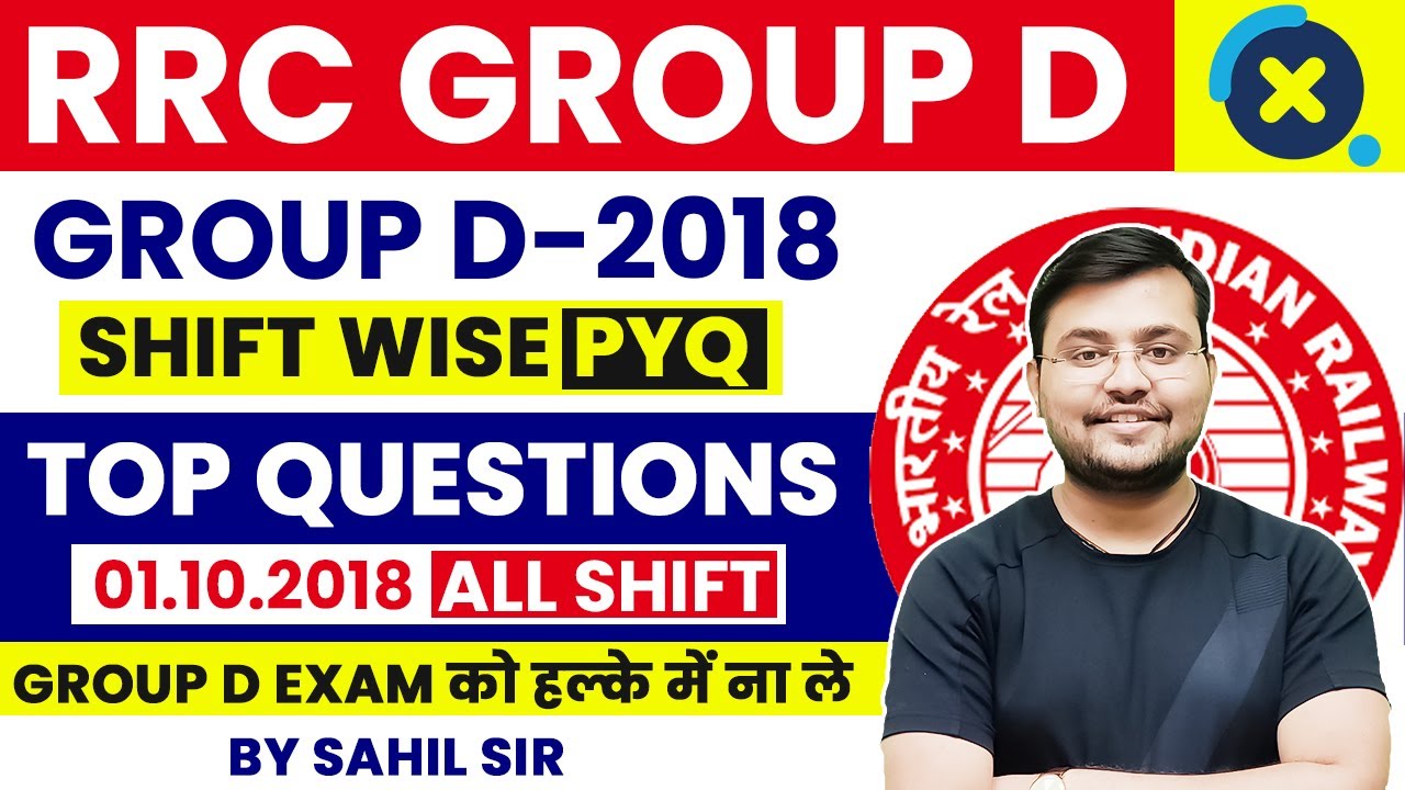 Railway Group D Maths Previous Year Question 01-10-2018 (All Shift) | गत वर्ष के Best Questions