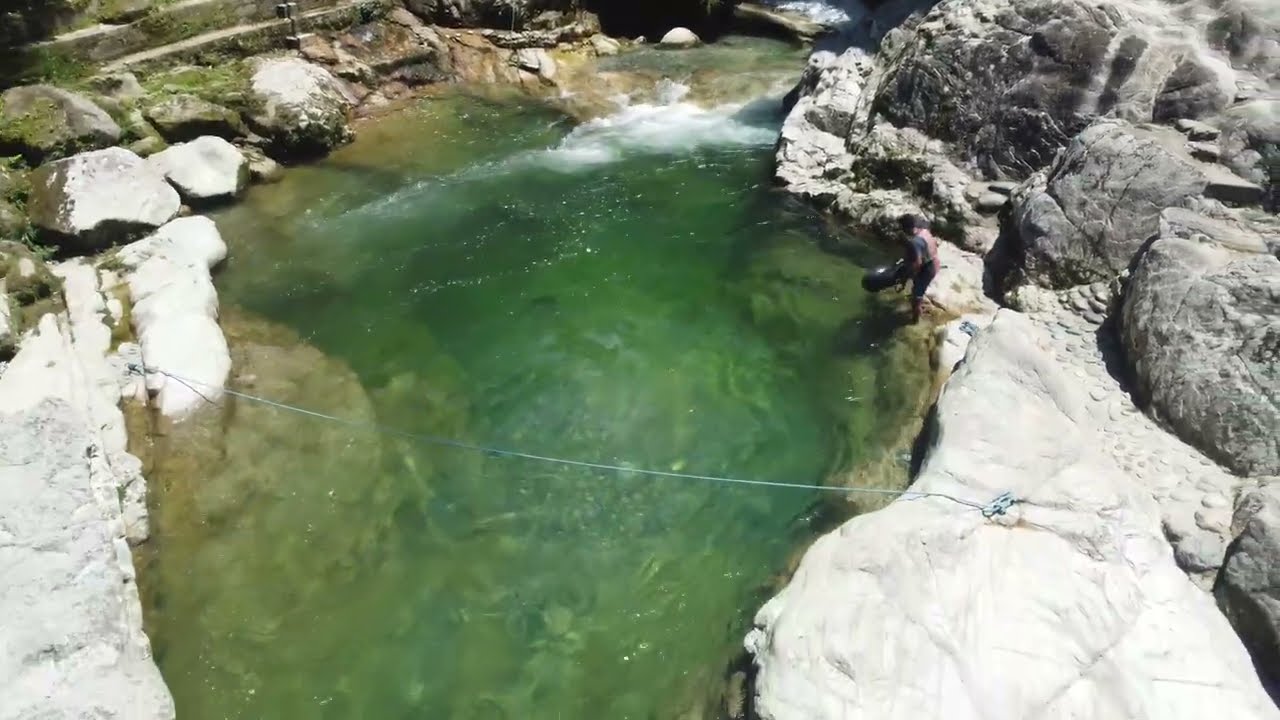 Laguna Azul Tena by drone 4K Ultra HD