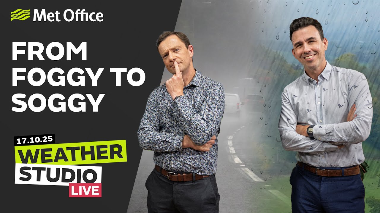 17/10/2025 - October's major key change - Weather Studio Live Met Office UK Weather Forecast