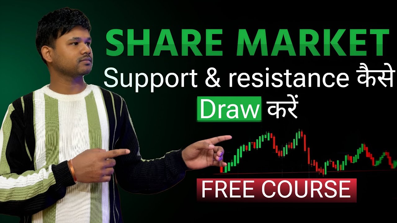Perfect Support & Resistance Draw Karna Seekhe - Begginer to Pro | How to Draw Support & Resistance 