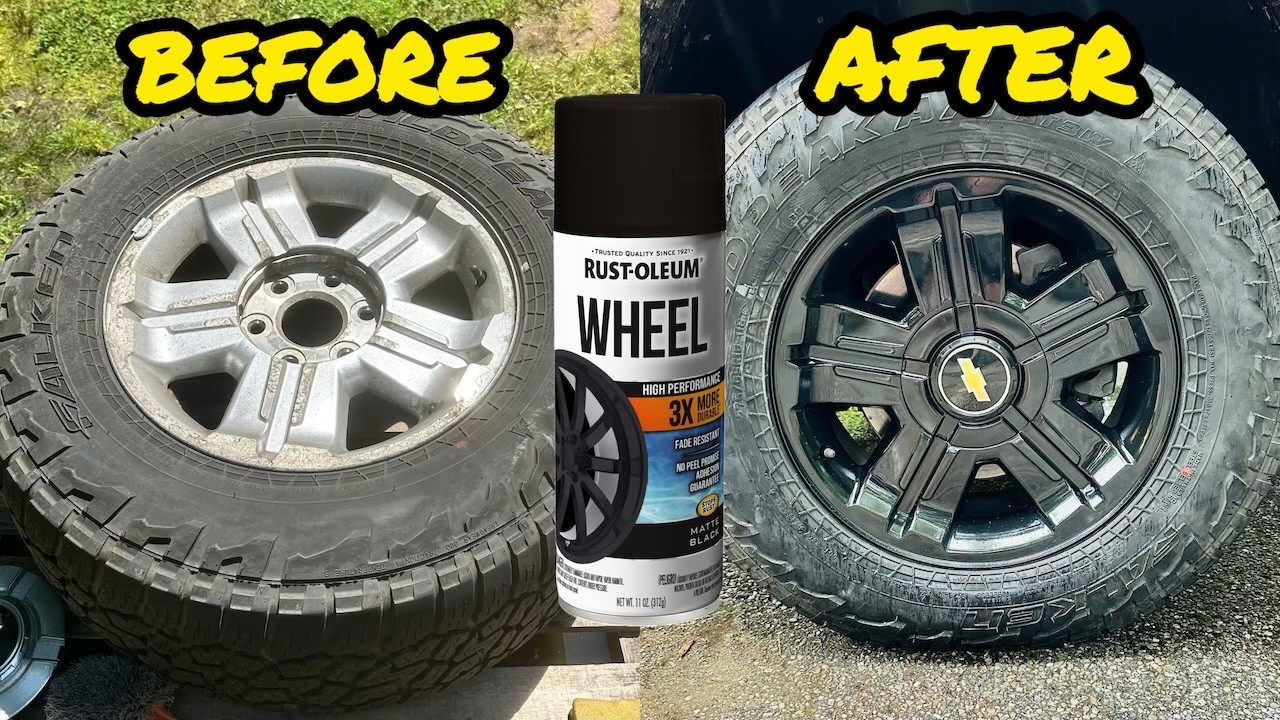 TRANSFORM YOUR RIDE FOR $8.00! D.I.Y HOW-TO WHEEL PAINT @RustOleumAutomotive @RustOleumBrands