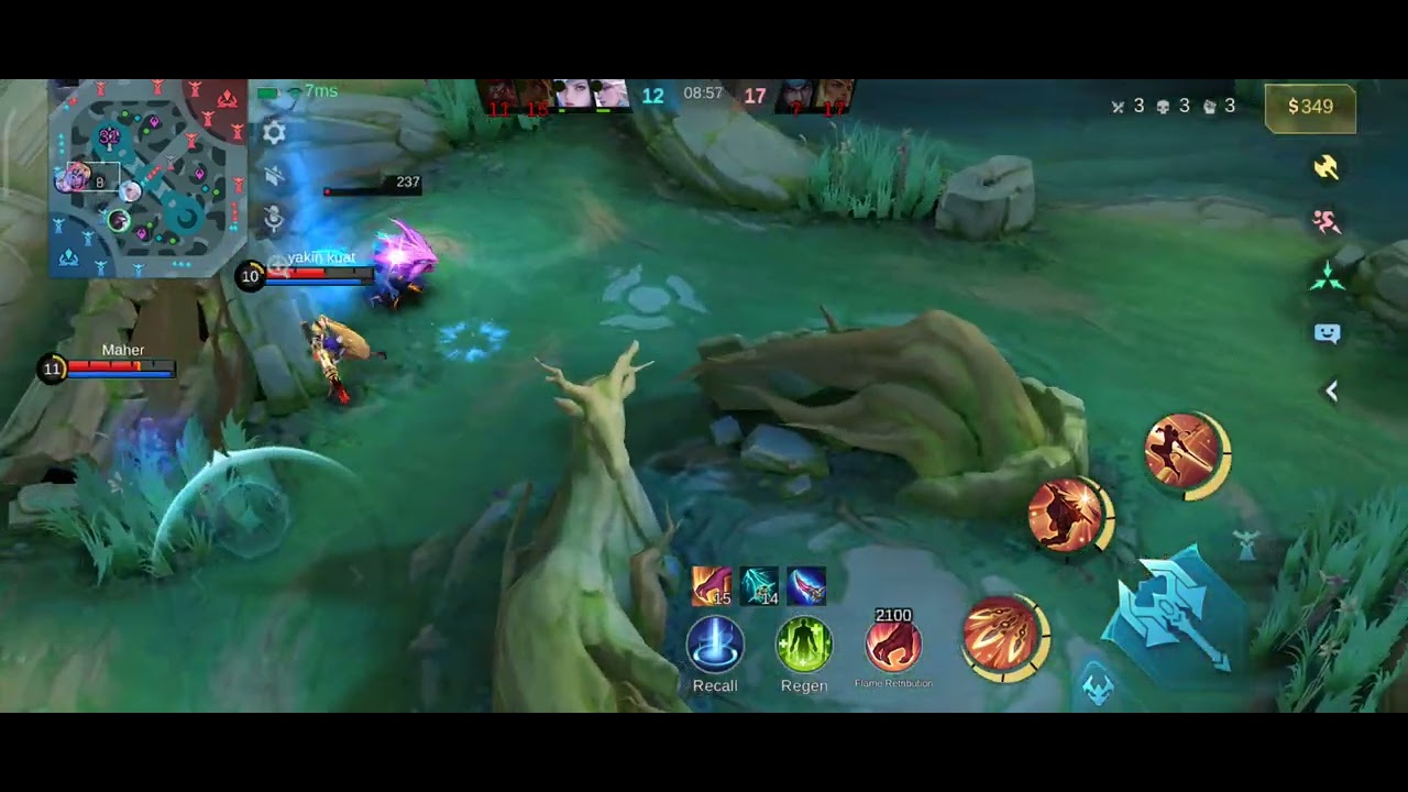 Gameplay Hayabusa MVP Hard Carry Jungler #like #subscribe #mlbb #mobilelegendsbangbang #gaming #game