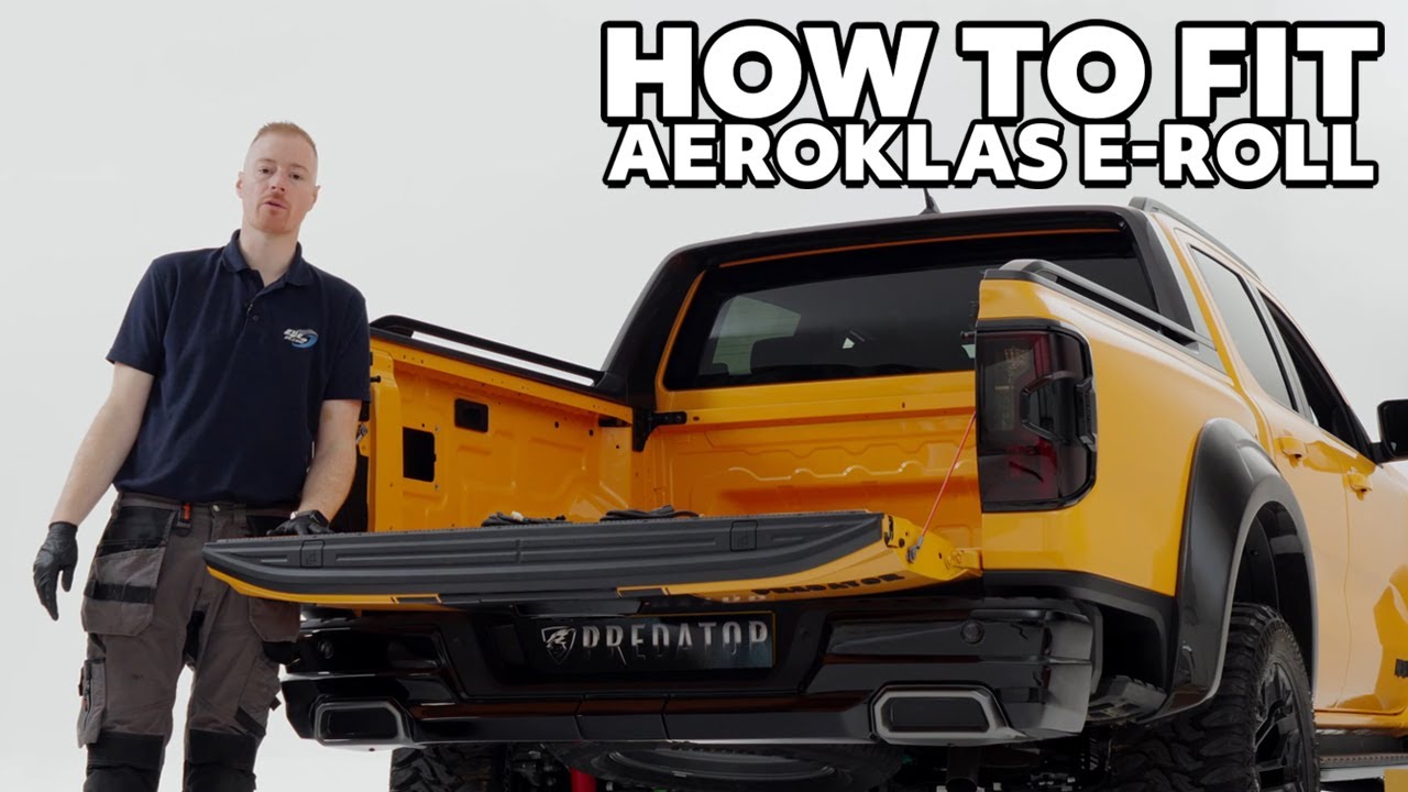 Как установить электрические рольставни Ford Ranger Wildtrak Aeroklas E-Roll (2023+)
