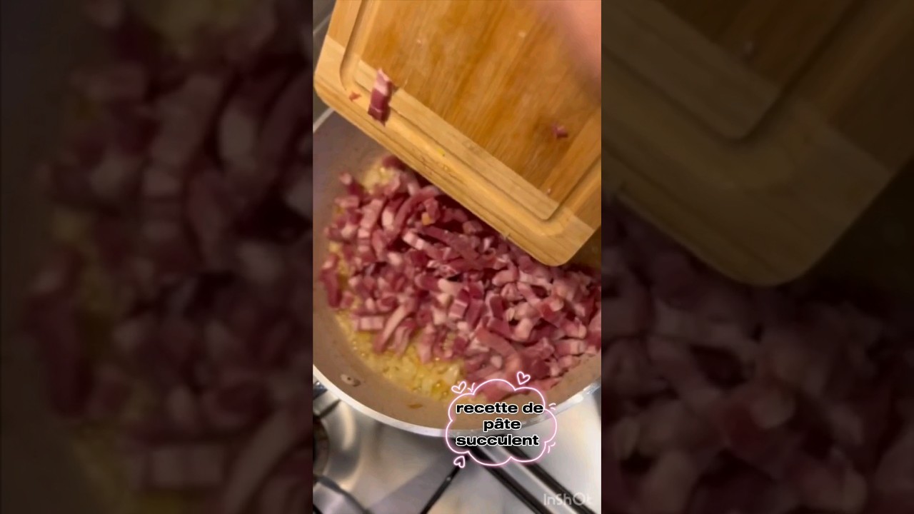 💥P&acirc;te au lardons 🥹 excellent INRATABLE #recettefacile#