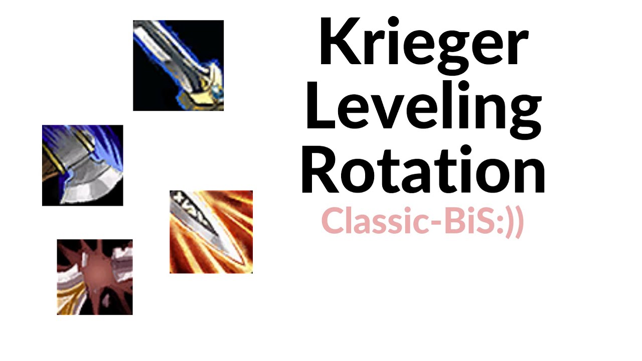 Krieger Leveling Rotation Guide für Wow Classic auf deutsch - Arms aber auch für Fury interessant:)