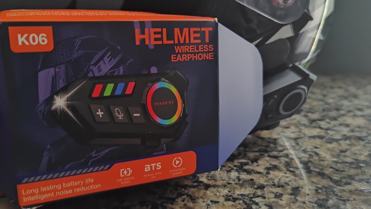 Review / análise fone para capacete K06