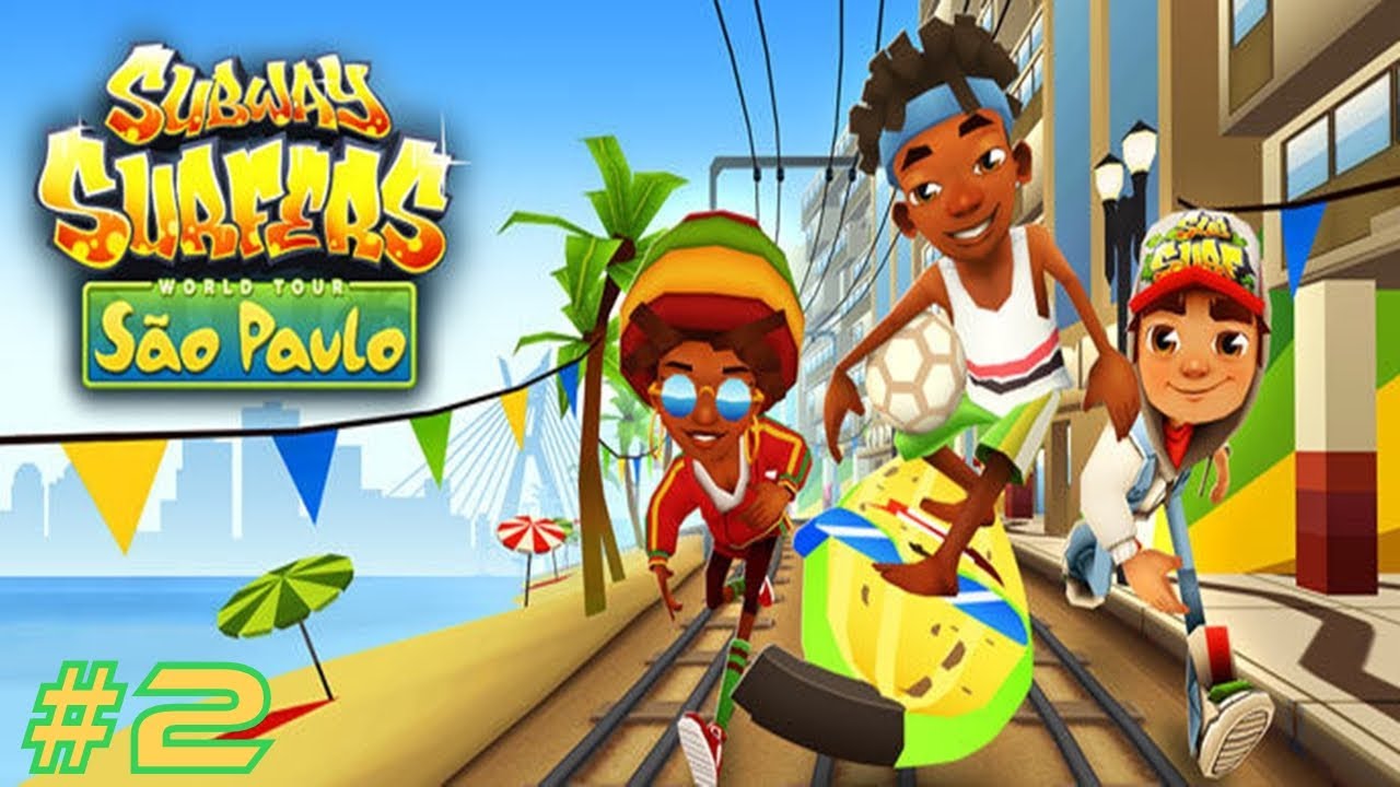 Subway Surfers: Sao Paulo - Sony Xperia Z2 Gameplay #2