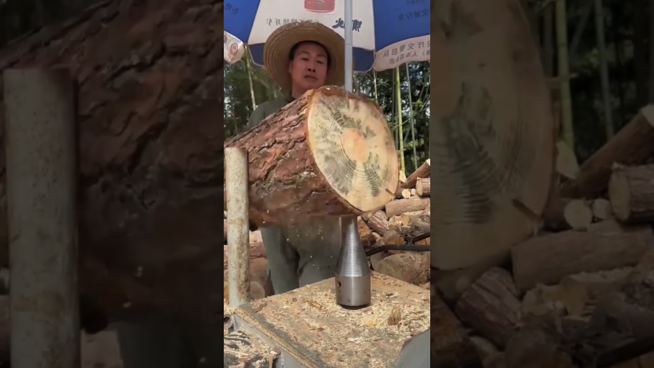 Wood splitting cone drill bit