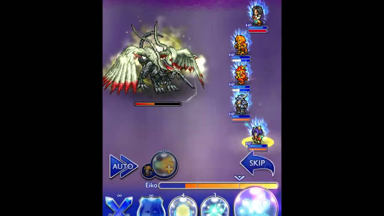 [FFRK] CM: Show of Resolve, Blood-Tipped Wings (Ultimate+)