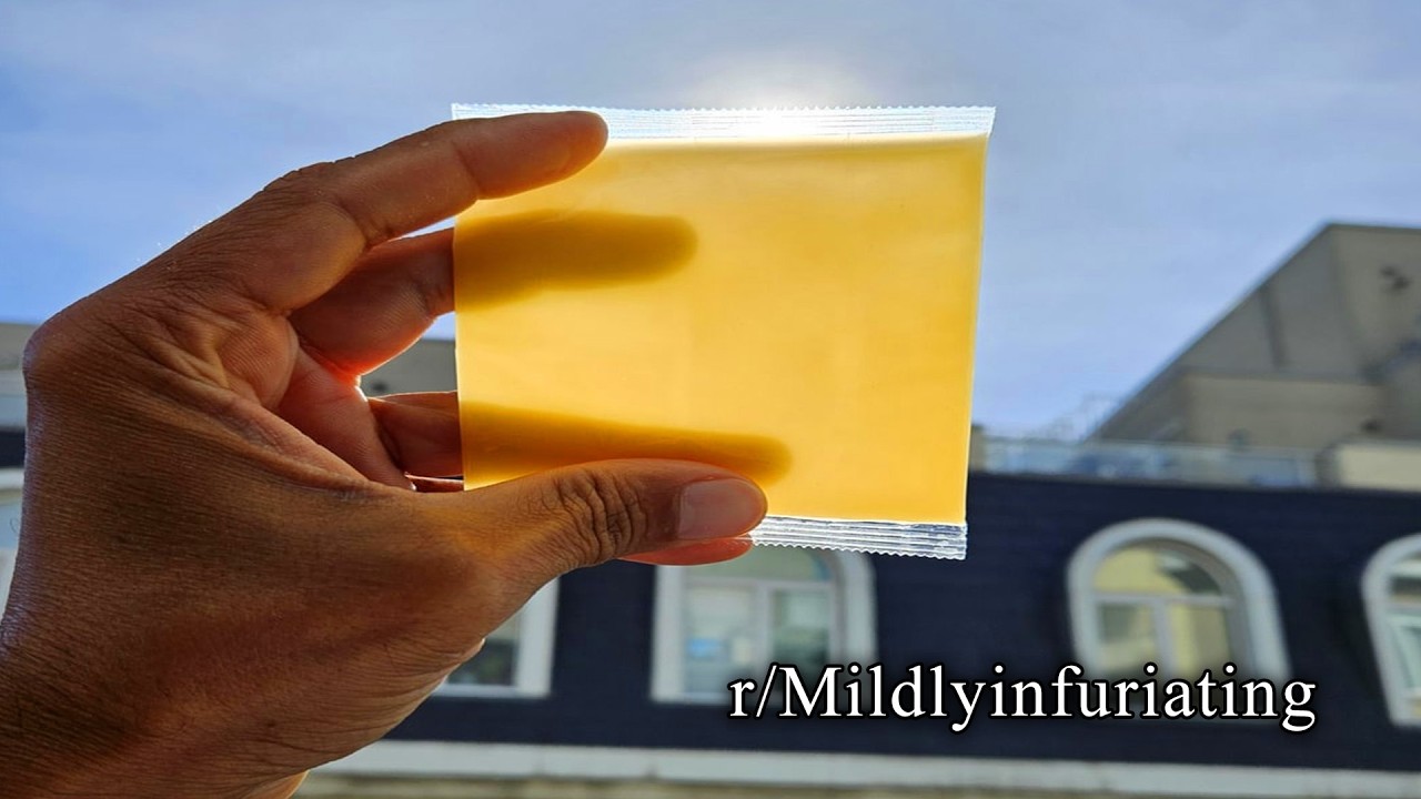 r/Mildlyinfuriating | THIN CHEESE