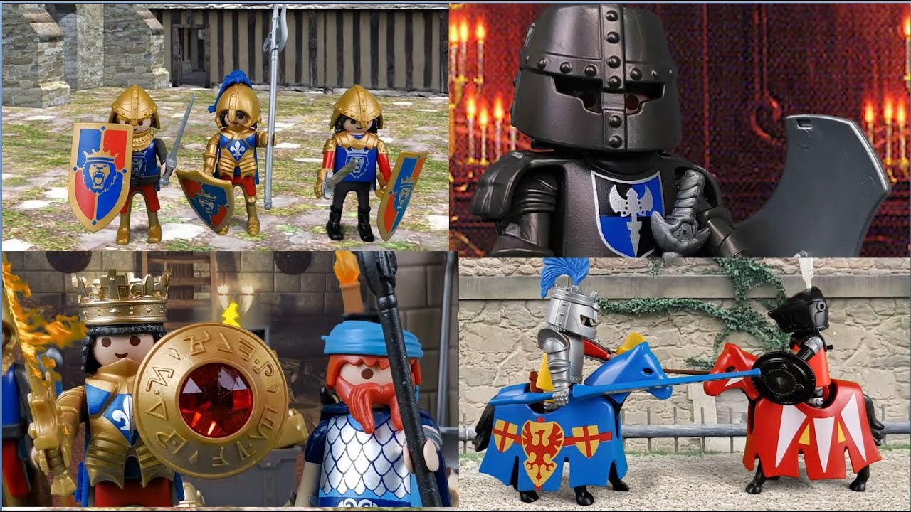 4 histoires de Chevaliers pour enfant - Playmobil