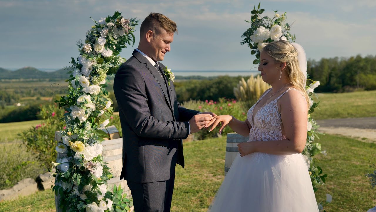 Alexa+Ádám - Polgári Szertartás  | Csali-Szőlőbirtok | Balaton