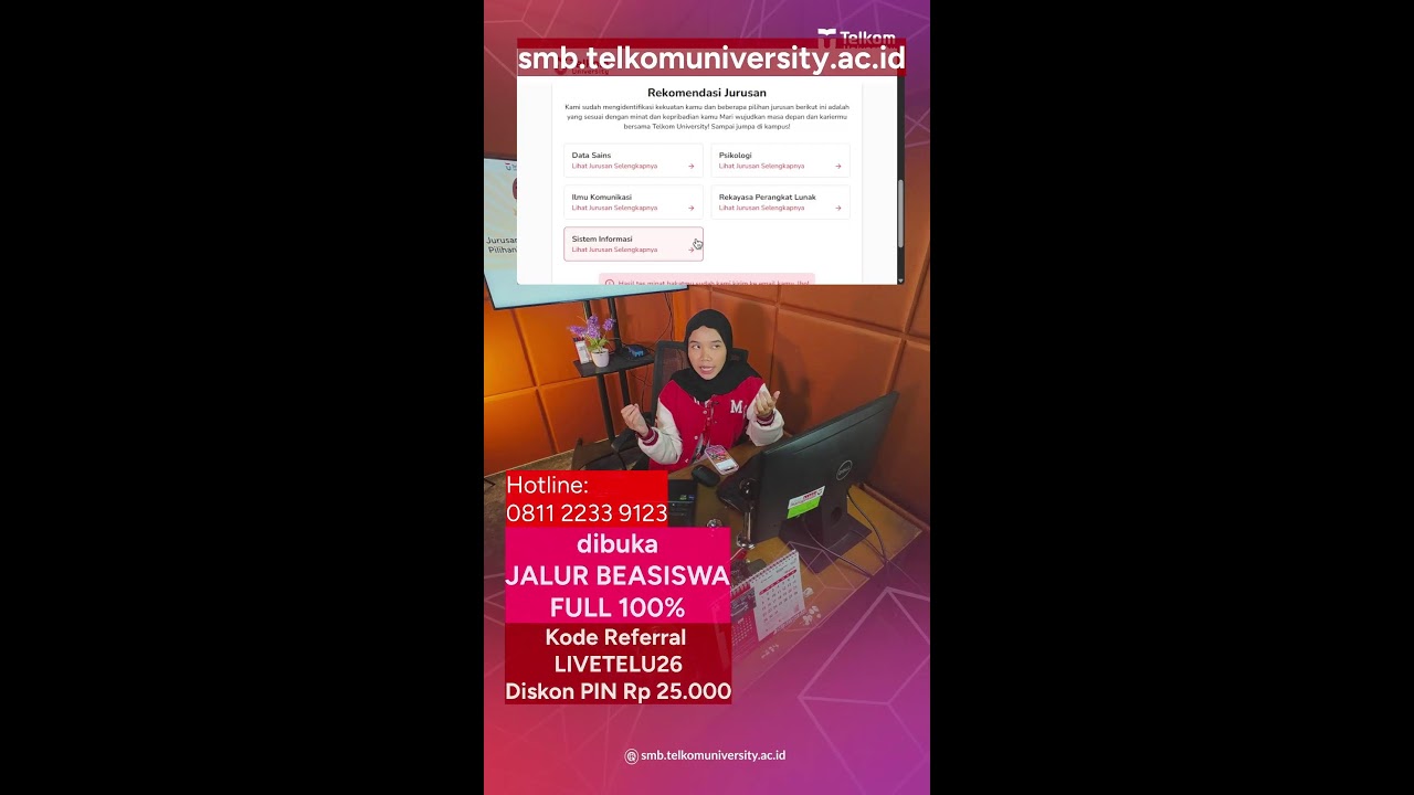 SMB Telkom University Live Stream