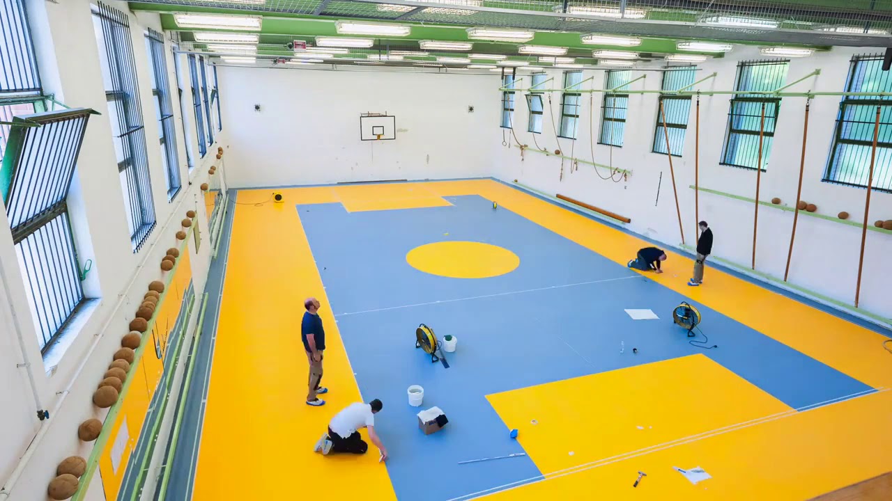 Gymnasium Floor, Hungry - Bona Resilient