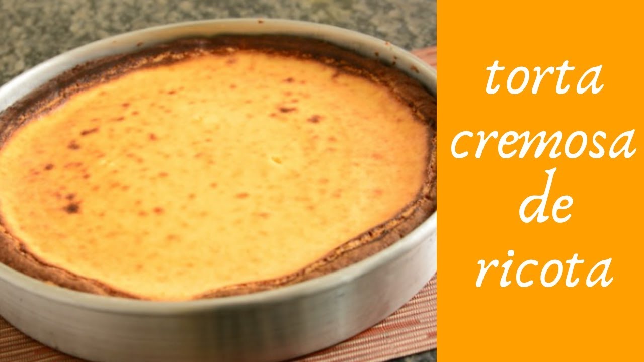 Torta Cremosa de Ricota - Deliciosa e Fácil