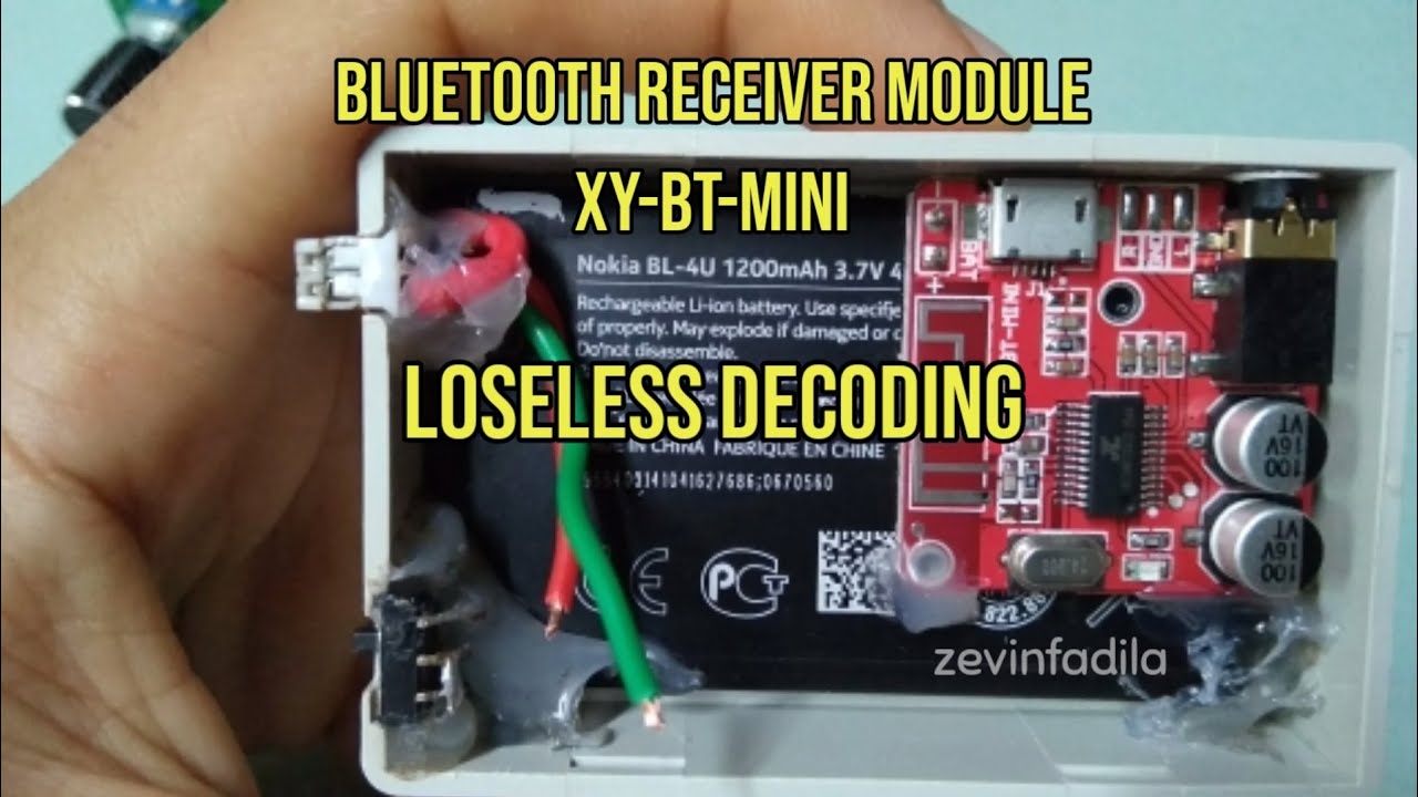 Merakit Module Bluetooth Receiver XY-BT-MINI