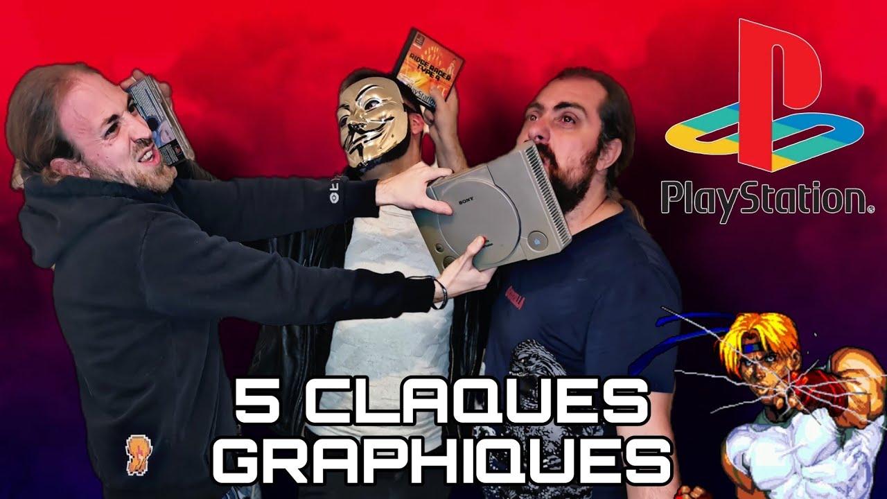 5 CLAQUES GRAPHIQUES sur PS1 ! 🎮👋💥