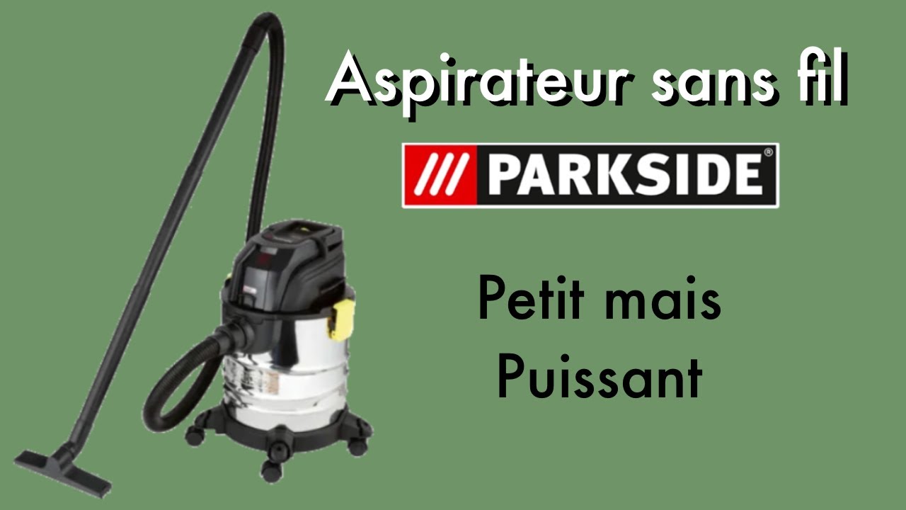 Review et test aspirateur sans fil PWDA 20-Li A2 Parkside (avis)