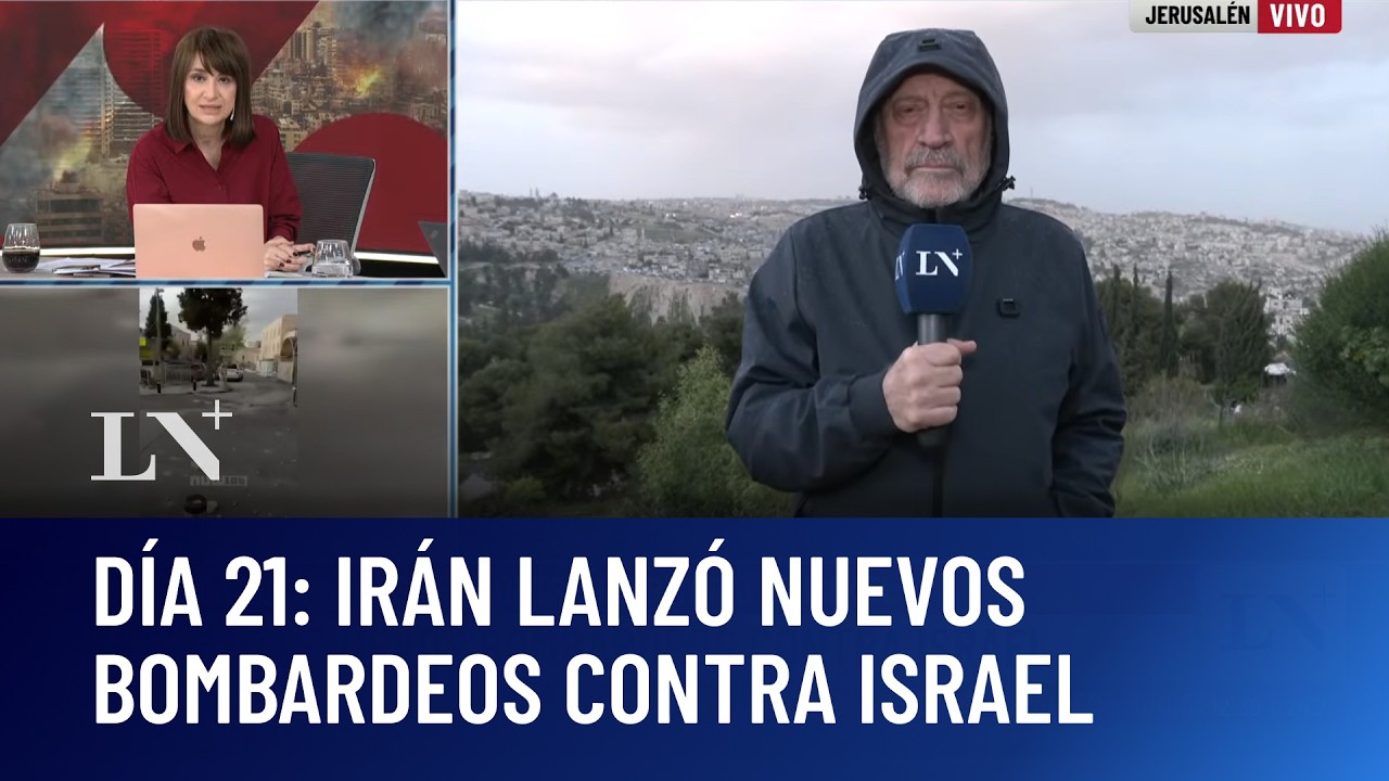 LN+ en la guerra: Irán lanza múltiples andanadas de misiles contra Israel