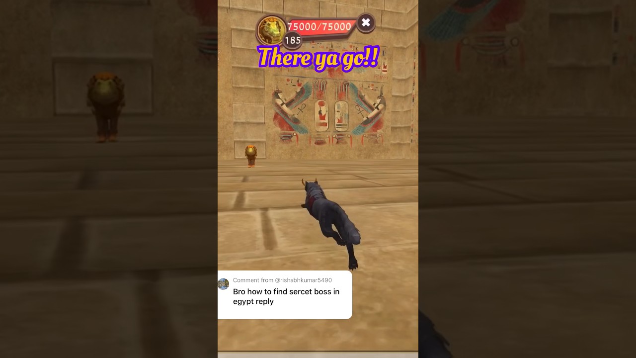 How to Find Secret Boss in EGYPT - WildCraft -