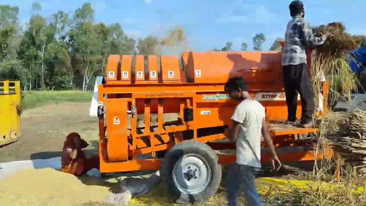 Landforce Paddy Thresher 2025 Model | #ricethresher | #paddythresher #paddy #landforce #thresher #yt