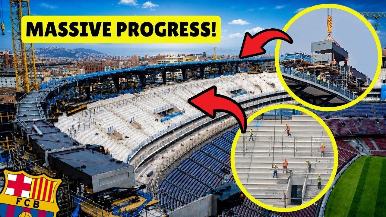 🚨 Camp Nou July 2026 Update | Massive Compression Ring Progress & Roof Takes Shape