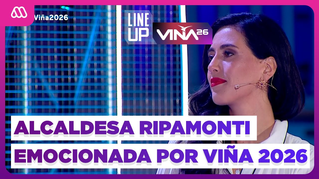 #Vi&ntilde;a2026 | Alcaldesa Ripamonti reaccion&oacute; a la NUEVA parrilla del Festival de Vi&ntilde;a del Mar