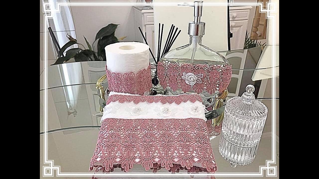 DIY:Como fazer esse lindo kit para deixar seu lavabo ainda mais bonito