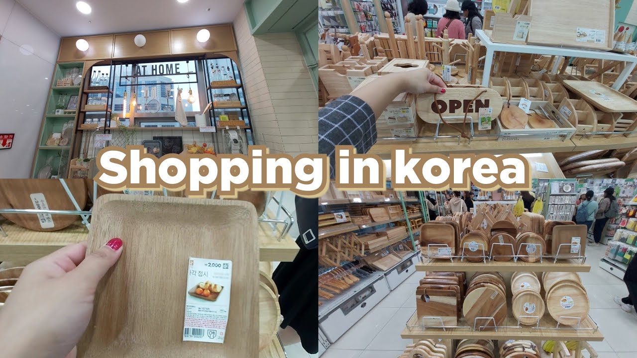 Shopping in korea🇰🇷vlog, Aesthetic Home items & kitchen stuff❤️ |DAISO HAUL|