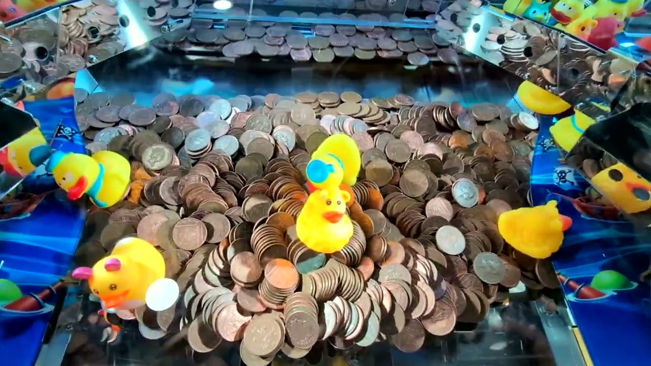 Lets Go Quackers 2p Coin Pusher At The Arcades