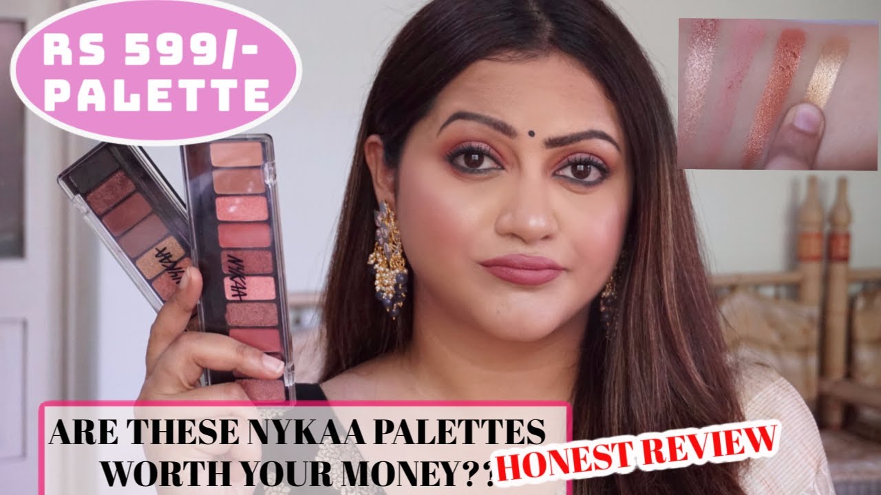NYKAA EYES ON ME PALETTES HONEST REVIEW| SMOKEY AT 8 & SUNDOWNER STUNNER| GoGlam