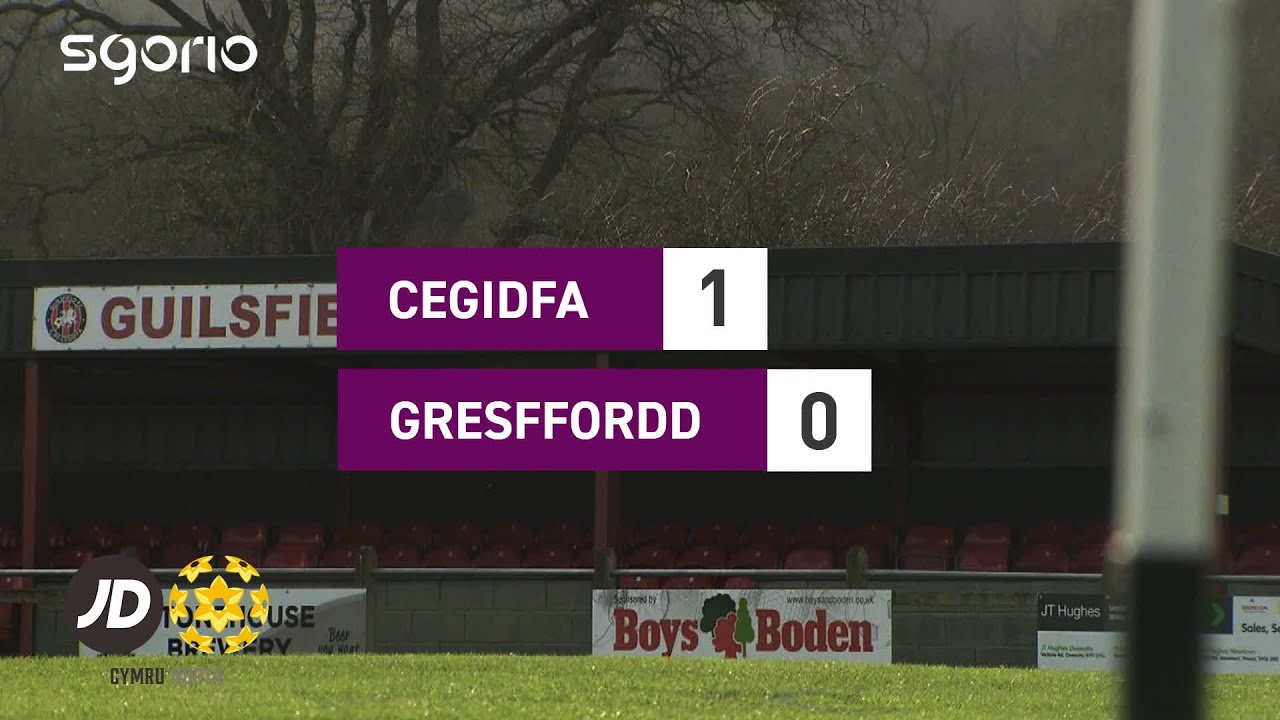 Cegidfa 1-0 Gresfford | Cymru North JD