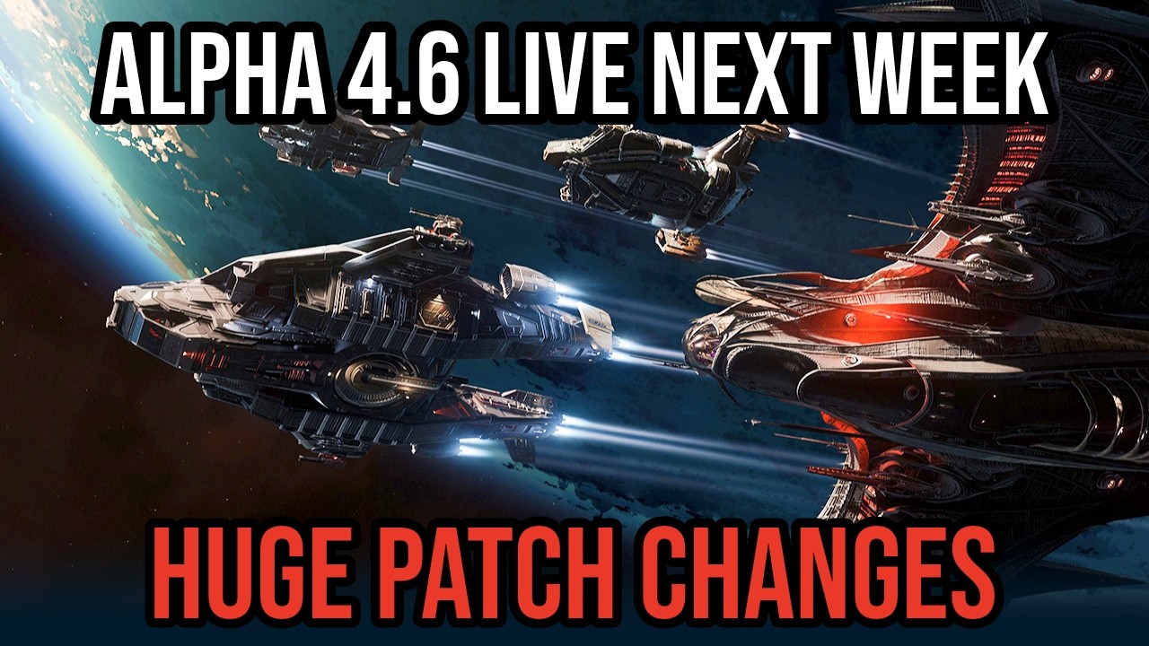 Star Citizen 4.6 LIVE Next Week, RSI Hermes CONFIRMED & HUGE Patch Changes!