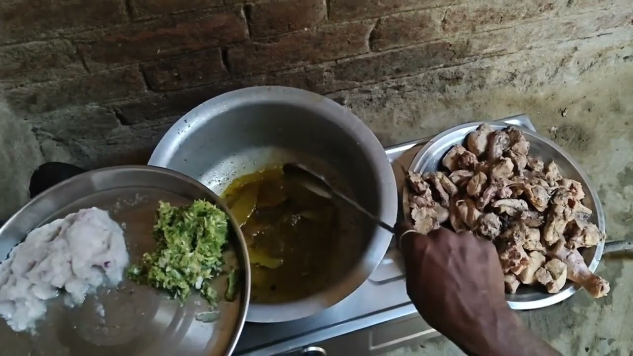 Gaon mein desi chicken banane ki tarika