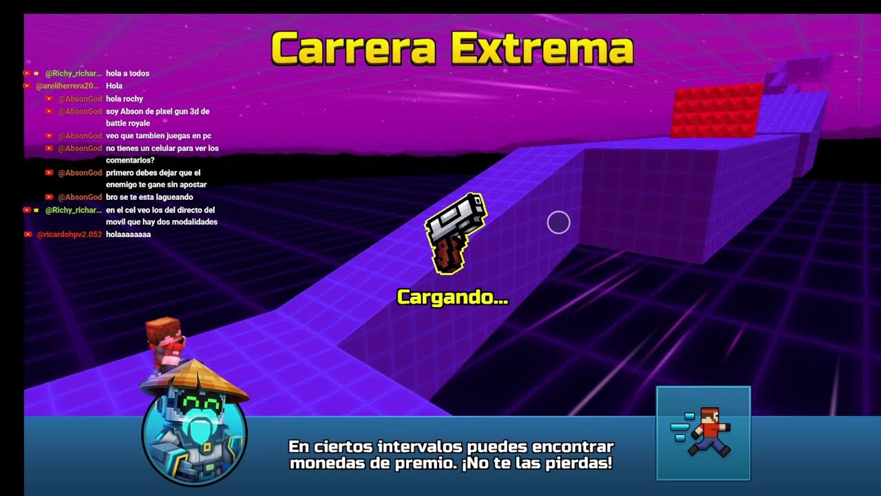 jugando pixel gun
