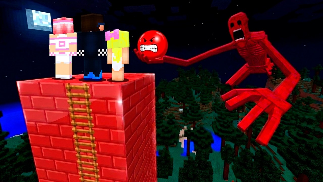 😡ВЫЖИВАЕМ НА БАШНЕ ПРОТИВ КРАСНОГО ВЕРИТИ В МАЙНКРАФТ! ШЕДИ MINECRAFT