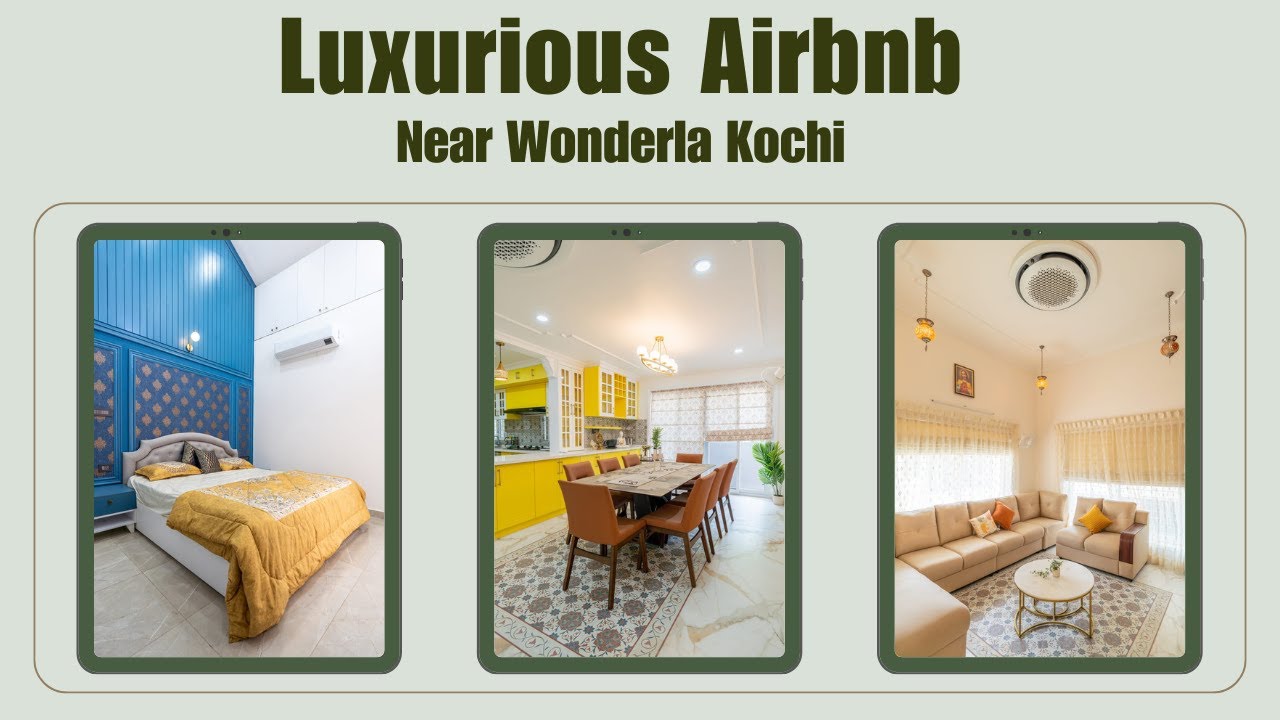 A Premium Airbnb Experience In Kochi - American-Style Luxury Villa Near Wonderla, Kakkanad