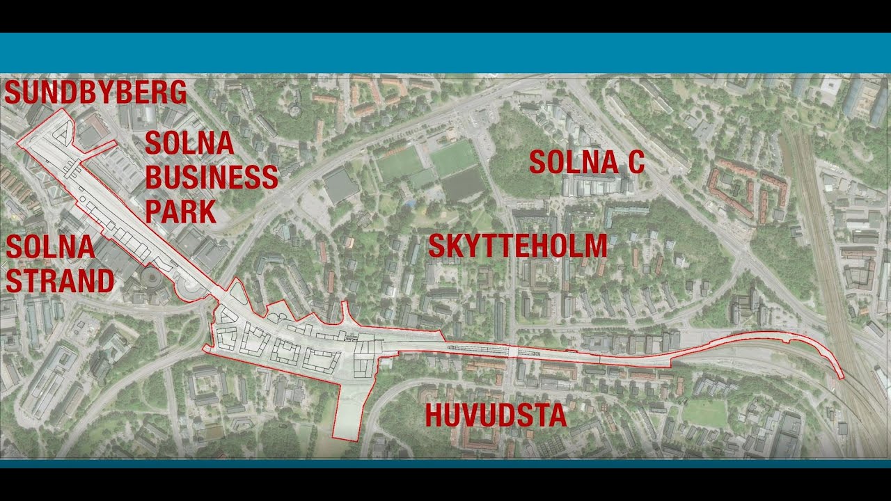 Utveckling längs Mälarbanan - en del av Solnas utvecklingsresa.
