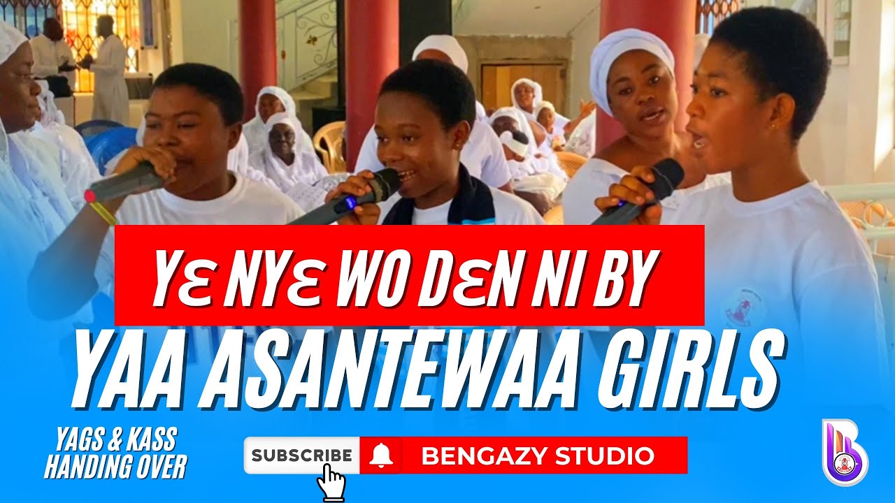 Yaa Asantewaa girls showcase incredible talent as they sing YƐnyƐ wo dƐn ni at HANDING OVER ceremony