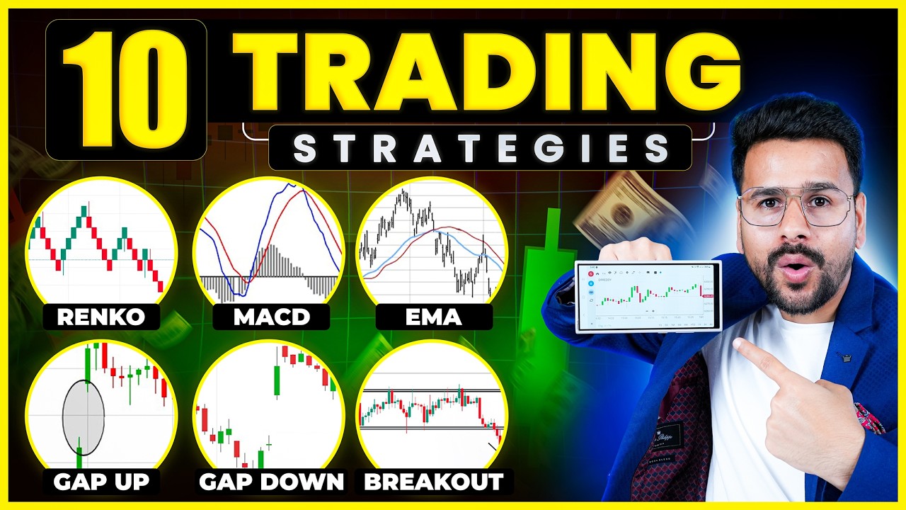 TOP 10 Trading Strategy EXPLAINED in 25 Minutes | Intraday Trading & Option Trading Strategy | Hindi