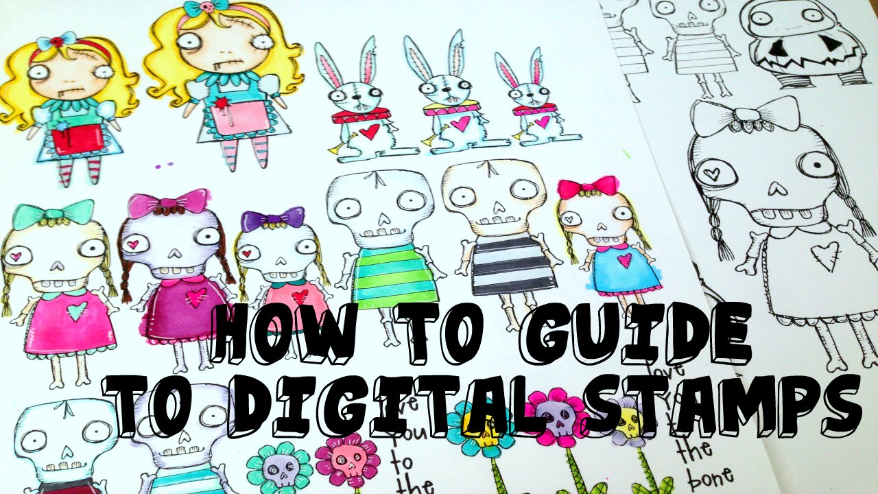 My Guide to Digital Stamps and How I Use Them | Serena Bee
