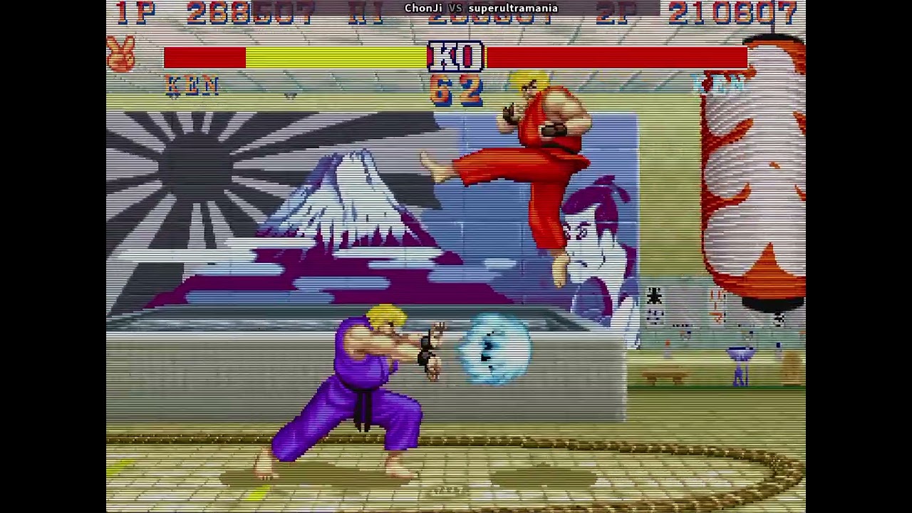 Street Fighter II' - Hyper Fighting ; ChonJi VS superultramania
