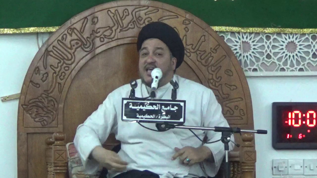 السيد جعفر المروج ــ ليلة 6 شهر رمضان المبارك 1438هـ في جامع الحكيمية ــ البصرة